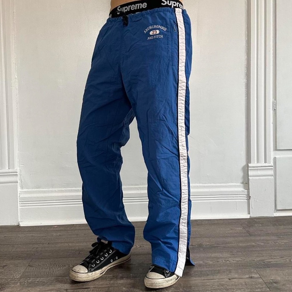 Vintage Y2K Abercrombie & Fitch Blue Track Pants